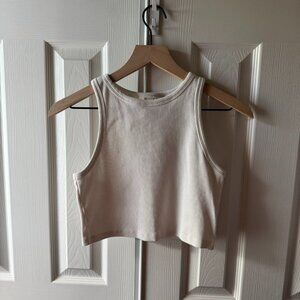 H&M Seamless Sports Cropped Tank Top in DryMove